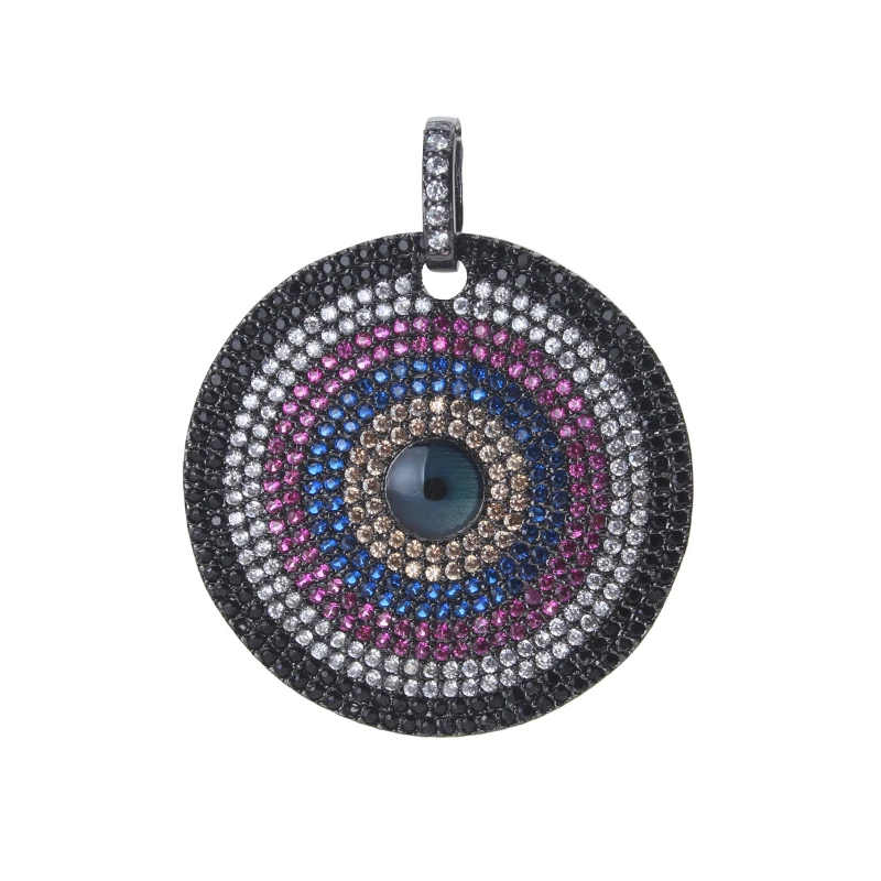 1pc 40*33mm Ethnic Style Copper Evil Eye Charm Metal Necklace Pendant Cubic Zircon Micro Pave Charms For Jewelry Accessories
1pc 40*33mm Ethnic Style Copper Evil Eye Charm Metal Necklace Pendant Cubic Zircon Micro Pave Charms For Jewelry Accessories