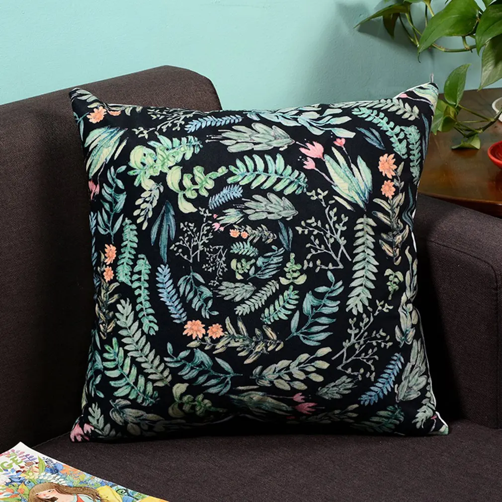 Super soft printing tropical plants 45x45CM black ring plant fresh American style flowers and plants tropical plants
Super soft printing tropical plants 45x45CM black ring plant fresh American style flowers and plants tropical plants