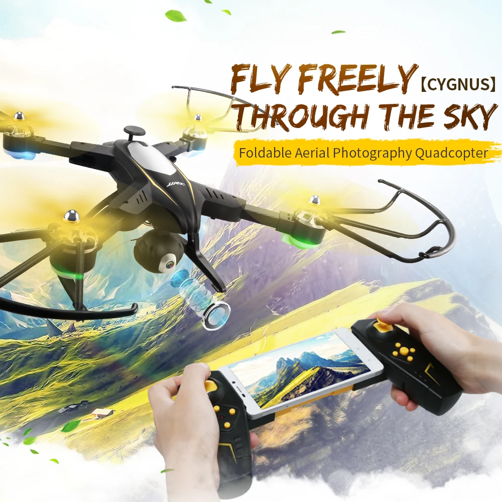 

JJRC H39WH RC Drone with Camera Wifi FPV 720P Headless Mode RC Helicopter Altitude Hold Drones 360 Degree Rotation Foldable Arm