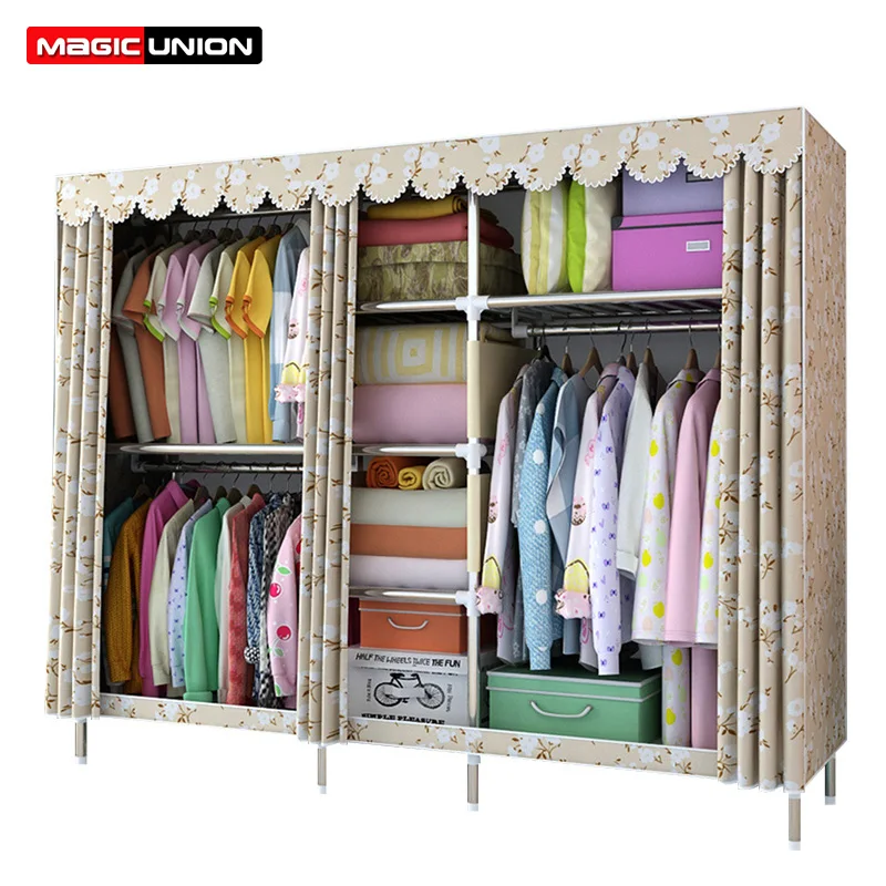 Magic Union 25MM Double Dormitory Assembly Closet Simple Storage Steel Frame Metal Cloth Wardrobe Reinforcement Closet Cabinet
Magic Union 25MM Double Dormitory Assembly Closet Simple Storage Steel Frame Metal Cloth Wardrobe Reinforcement Closet Cabinet
