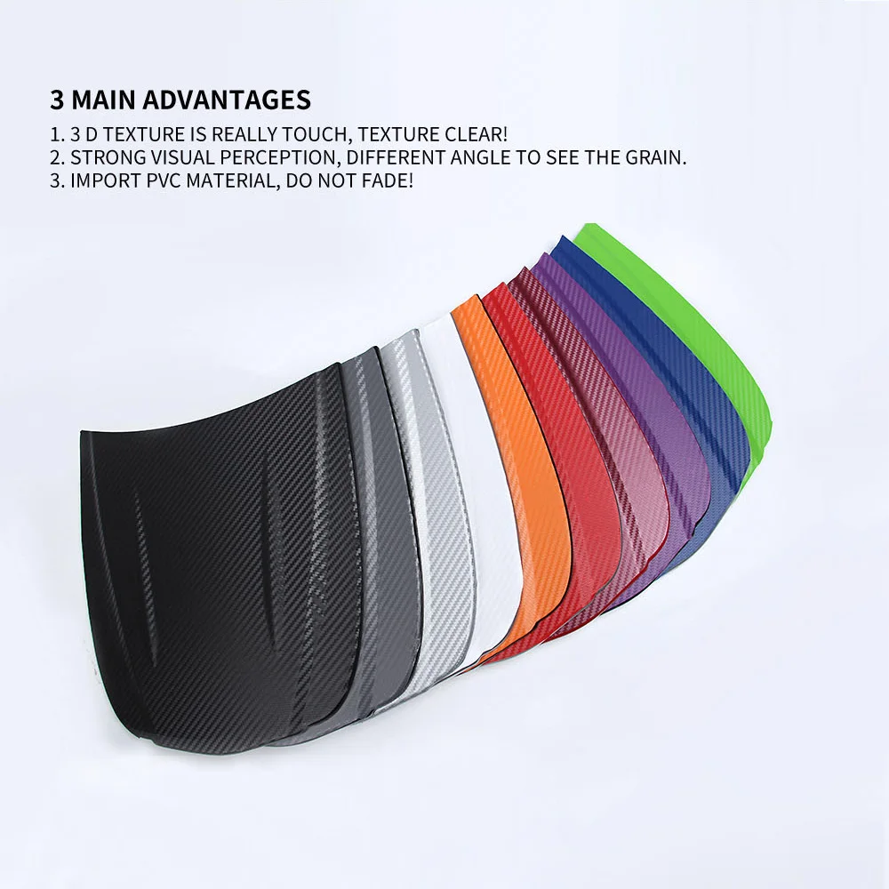 2018 Waterproof Car Stickers Auto Car DIY Decor Sticker Paper Solar Protection 3D Car Carbon Fiber Vinyl Film Sheet Wrap Roll
2018 Waterproof Car Stickers Auto Car DIY Decor Sticker Paper Solar Protection 3D Car Carbon Fiber Vinyl Film Sheet Wrap Roll