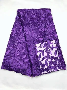 African Lace Fabric 2019 Embroidered Beads Nigerian Laces Fabric Bridal Purple French Tulle Lace Fabric For Wedding Party
African Lace Fabric 2019 Embroidered Beads Nigerian Laces Fabric Bridal Purple French Tulle Lace Fabric For Wedding Party