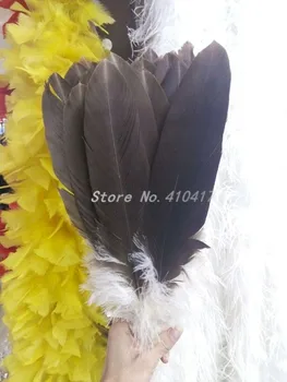 Wholesale 50pcs/lot Beautiful Natural Eagle Bird Feathers 12-14inches/30-35cm For DIY Craft Decoration
Wholesale 50pcs/lot Beautiful Natural Eagle Bird Feathers 12-14inches/30-35cm For DIY Craft Decoration