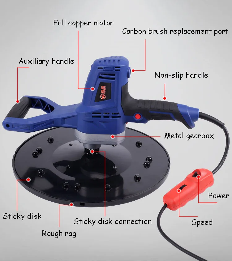 275mm Cement Mortar Smoothing Machine Sanding Machine Circular Mortar