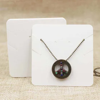 Fine quality Diy white lamination paper necklace & pendant charm display card 7*7cm cute square jewelry card 100pcs perlot
Fine quality Diy white lamination paper necklace & pendant charm display card 7*7cm cute square jewelry card 100pcs perlot