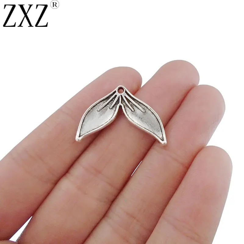 ZXZ 10pcs Antique Silver Tone Mermaid Tail Charms Pendants Beads for Jewelry Making Findings 27x18mm
ZXZ 10pcs Antique Silver Tone Mermaid Tail Charms Pendants Beads for Jewelry Making Findings 27x18mm