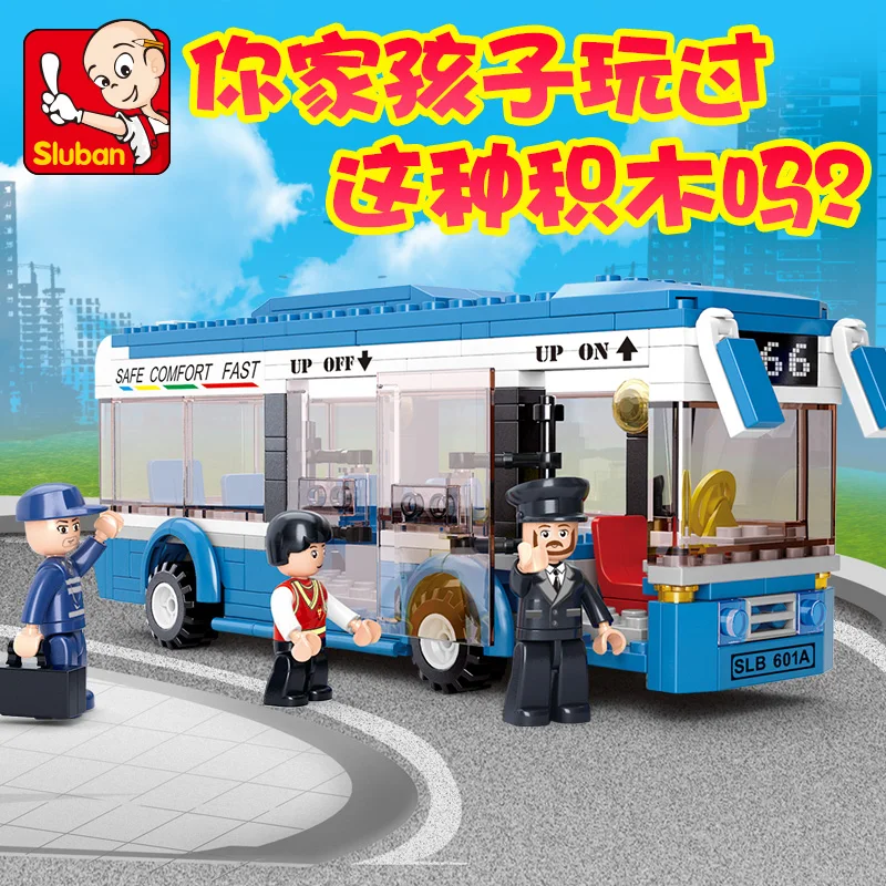 Sluban Models Building toy Compatible with Lego B0330 235pcs Bus Blocks Toys Hobbies For Boys Girls Model Building Kits
Sluban Models Building toy Compatible with Lego B0330 235pcs Bus Blocks Toys Hobbies For Boys Girls Model Building Kits