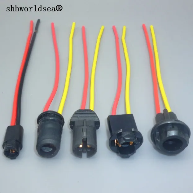 shhworldsea 2pcs T10 W5W T5 Soft bulb holder adapters cable LED Bulb Connector Socket Wedge Base Light Bulb plug
shhworldsea 2pcs T10 W5W T5 Soft bulb holder adapters cable LED Bulb Connector Socket Wedge Base Light Bulb plug