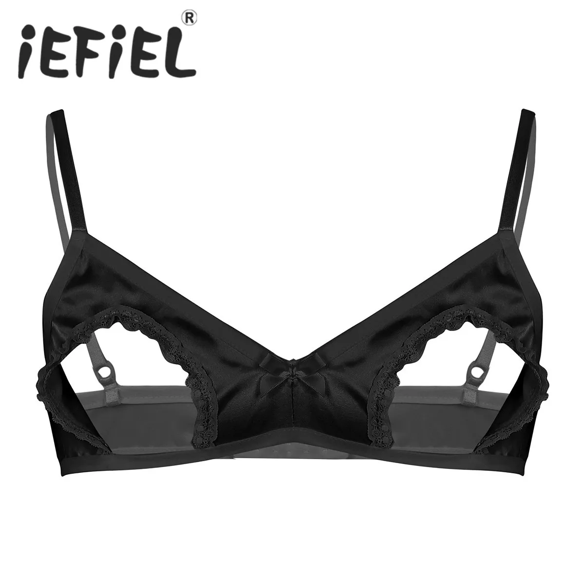 Sexy Mens Male Sissy Lingerie Soft Smooth Satin Adjustable Spaghetti Straps Hollow Out Nipples Wire-free No Padded Bra Tops
Sexy Mens Male Sissy Lingerie Soft Smooth Satin Adjustable Spaghetti Straps Hollow Out Nipples Wire-free No Padded Bra Tops