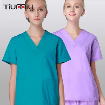 2018 High Quality V-Neck Summer Doctor's Clothing Nurse Uniform Hospital Scrub Set Short Sleeve Surgical Scrubs Medical Uniforms
2018 High Quality V-Neck Summer Doctor's Clothing Nurse Uniform Hospital Scrub Set Short Sleeve Surgical Scrubs Medical Uniforms