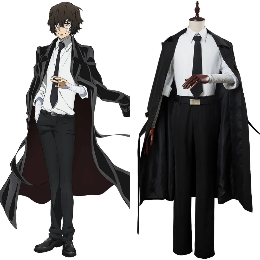 Anime Bungo Stray Dogs Cosplay Osamu Dazai Cosplay Trench Coat Outfit Costume Coat ONLY men Halloween cosplay
Anime Bungo Stray Dogs Cosplay Osamu Dazai Cosplay Trench Coat Outfit Costume Coat ONLY men Halloween cosplay