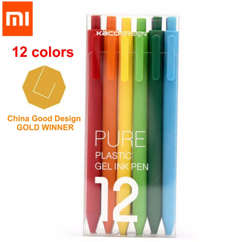 12 Colors Xiaomi Mijia KACO Colorful Sign Pen 0.5mm Refill Write Length 400m Rainbow Color Pen For Children Gift
12 Colors Xiaomi Mijia KACO Colorful Sign Pen 0.5mm Refill Write Length 400m Rainbow Color Pen For Children Gift
