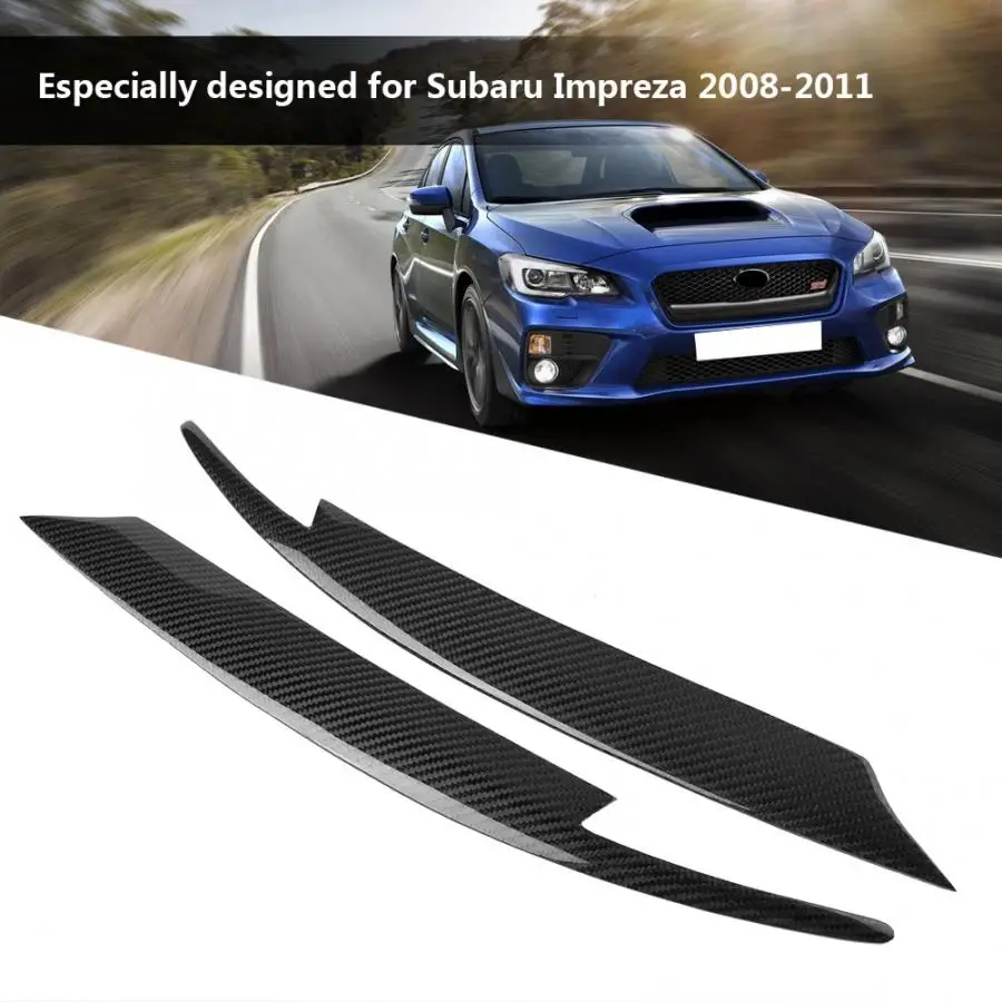 2Pcs Car Headlight Carbon Fiber Eyelids Eyebrows for Subaru Impreza WRX STI 2008 2009 2010 2011
2Pcs Car Headlight Carbon Fiber Eyelids Eyebrows for Subaru Impreza WRX STI 2008 2009 2010 2011