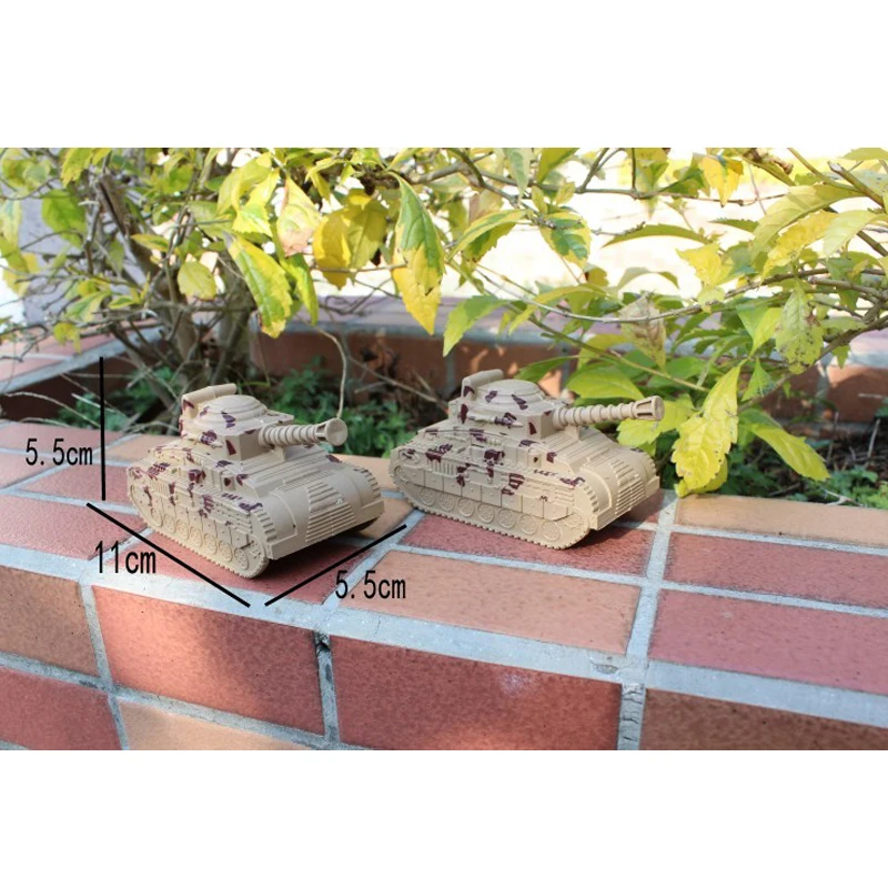 Military model Sand color Tanks without wheels Heavy Tank 1pcs/set Military Accessories 11*5.5*5.5cm Military equipment
Military model Sand color Tanks without wheels Heavy Tank 1pcs/set Military Accessories 11*5.5*5.5cm Military equipment