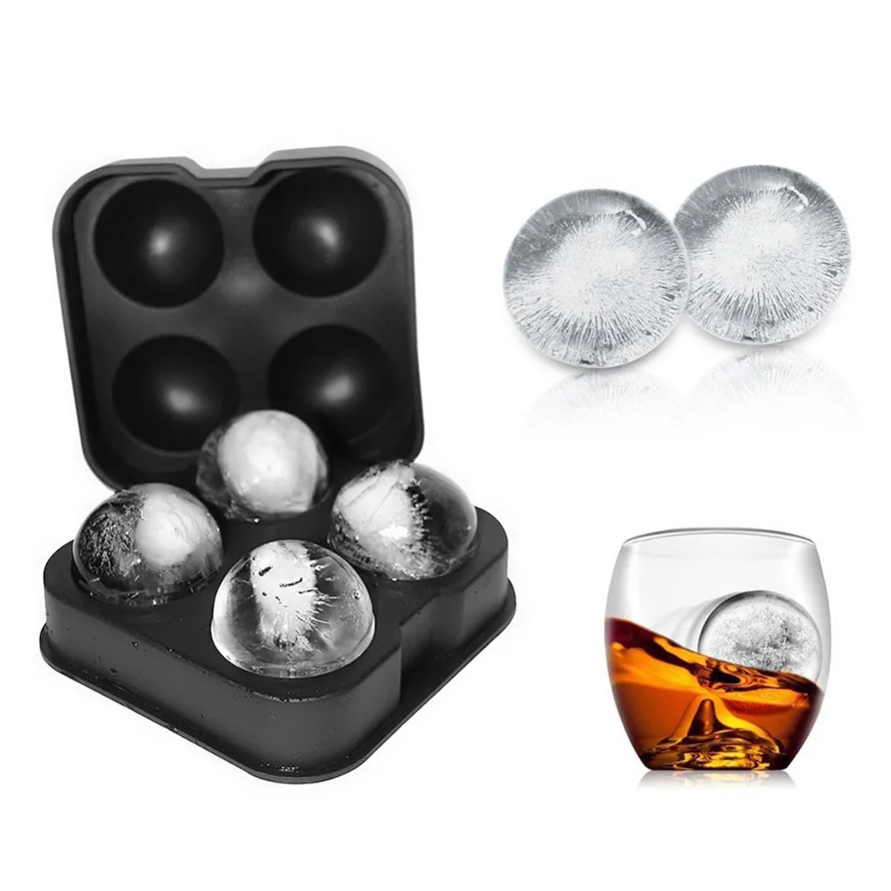 Large Ice Cube Maker Silicone Mold 4 Holes Big Sphere Ice Ball Square Ice Cube Tray Whiskey Wine Cocktail Party Bar Accessories
Large Ice Cube Maker Silicone Mold 4 Holes Big Sphere Ice Ball Square Ice Cube Tray Whiskey Wine Cocktail Party Bar Accessories