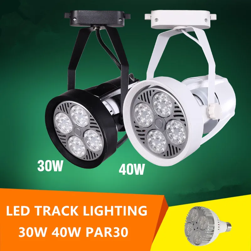 LED Track lighting with par30 30w 40w spot lamp led bulb for indoor lighting clothes jewel shop restaurant dining room
LED Track lighting with par30 30w 40w spot lamp led bulb for indoor lighting clothes jewel shop restaurant dining room