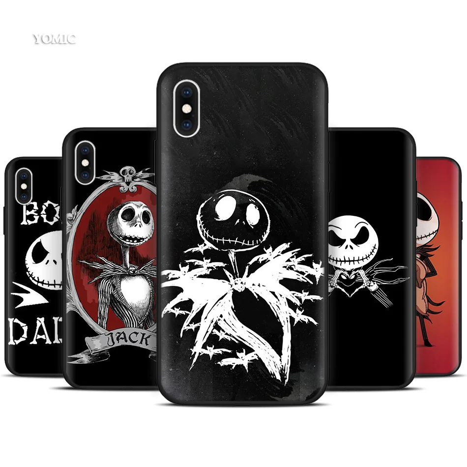 Silicone Black Case for iPhone XR X XS MAX 7 8 6 6S Plus 5 5S SE 7Plus 8Plus Mobile Phone jack skellington
Silicone Black Case for iPhone XR X XS MAX 7 8 6 6S Plus 5 5S SE 7Plus 8Plus Mobile Phone jack skellington