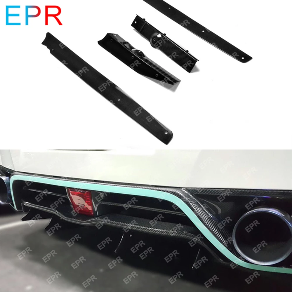 For Nissan GTR R35 2013 Ver Varis Carbon Fiber Rear Diffuser Vertical Fin (4Pcs) Body Kit Car Tuning Part For R35 GTR Diffuser
For Nissan GTR R35 2013 Ver Varis Carbon Fiber Rear Diffuser Vertical Fin (4Pcs) Body Kit Car Tuning Part For R35 GTR Diffuser