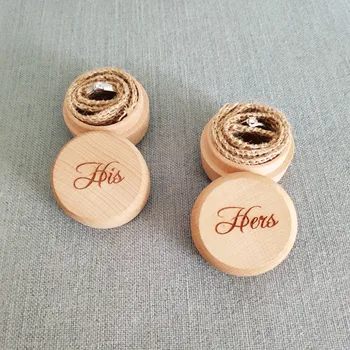 2pcs Round Rustic Wooden Ring Box His Hers Wedding Ring Box Anniversary Gift Engraved Ring Circle Boxes
2pcs Round Rustic Wooden Ring Box His Hers Wedding Ring Box Anniversary Gift Engraved Ring Circle Boxes