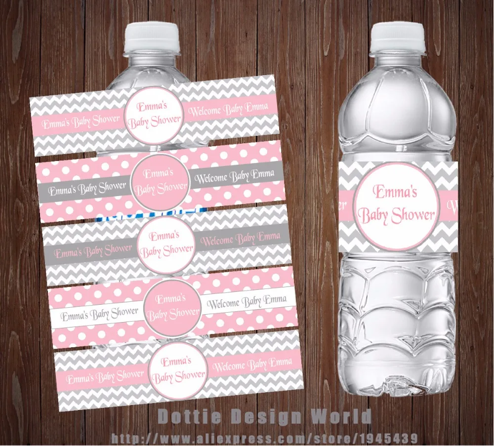 20 pcs/lot Grey Pink Chevron Princess Party Water Bottle Labels Candy Bar wrapper Baby shower Birthday Party decoration Supply
20 pcs/lot Grey Pink Chevron Princess Party Water Bottle Labels Candy Bar wrapper Baby shower Birthday Party decoration Supply