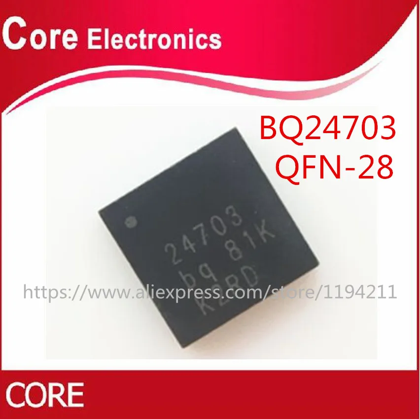 10 шт. новый набор микросхем BQ24703RHDR BQ24703 24703 QFN-28 | Электронные компоненты и