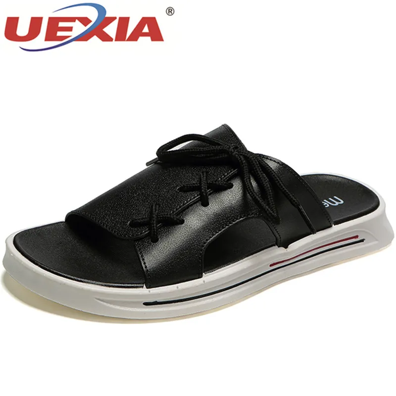 UEXIA Men Sandalias Hombre Gladiator for Male Summer Roman Beach Shoes Flip Flops Slip on Flats Slippers Slides
UEXIA Men Sandalias Hombre Gladiator for Male Summer Roman Beach Shoes Flip Flops Slip on Flats Slippers Slides