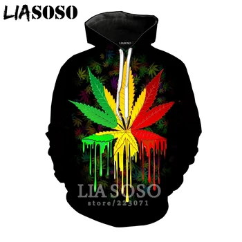 LIASOSO 2019 Winter New Men Women Fashion Sweatshirt 3D Print Plant Weed Hoodie Long Sleeve Hip hop Top Harajuku Pullover B001-7
LIASOSO 2019 Winter New Men Women Fashion Sweatshirt 3D Print Plant Weed Hoodie Long Sleeve Hip hop Top Harajuku Pullover B001-7