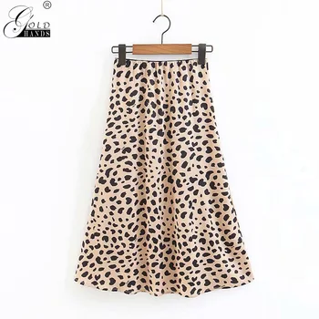 Gold Hands Sexy Leopard Printed Skirts Womens Summer Elastic High Waist Skirt Streetwear Fashion A-line Long Skirt Free Shipping
Gold Hands Sexy Leopard Printed Skirts Womens Summer Elastic High Waist Skirt Streetwear Fashion A-line Long Skirt Free Shipping
