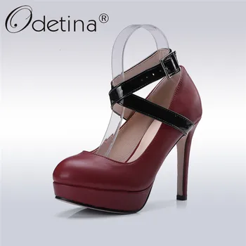 Odetina 2019 New Fashion Extreme High Heels Stilettos Round Toes Women Sexy Ankle Strap Platform Pumps Ladies Dress Shoes Spring
Odetina 2019 New Fashion Extreme High Heels Stilettos Round Toes Women Sexy Ankle Strap Platform Pumps Ladies Dress Shoes Spring