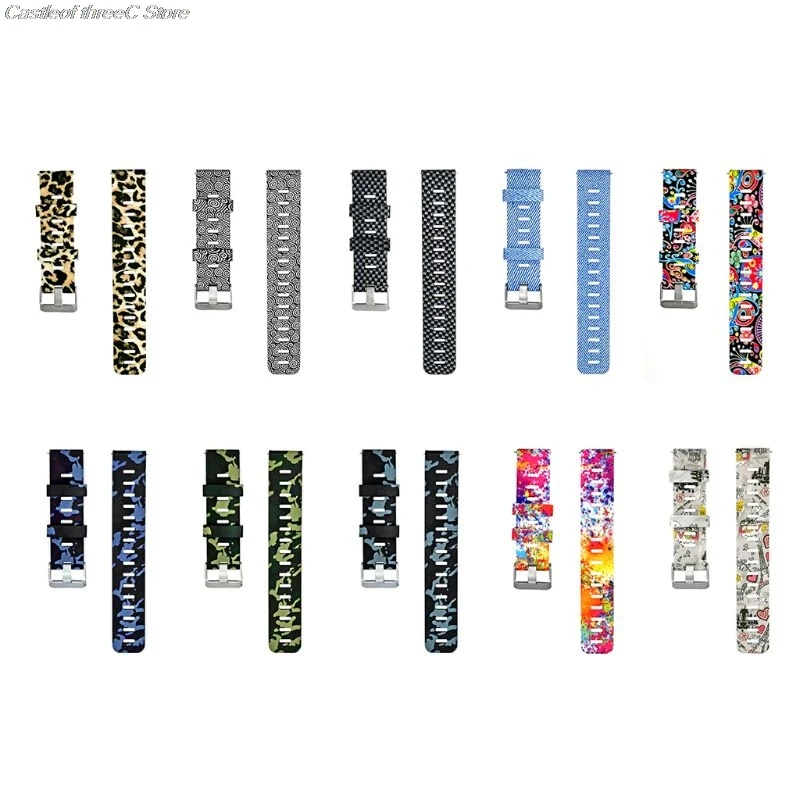 Adjustable Soft Silicone Watchband Colorful Painted Wrist Strap Replacement for Xiaomi Huami Amazfit Bip Smartwatch Bracelet 20M
Adjustable Soft Silicone Watchband Colorful Painted Wrist Strap Replacement for Xiaomi Huami Amazfit Bip Smartwatch Bracelet 20M