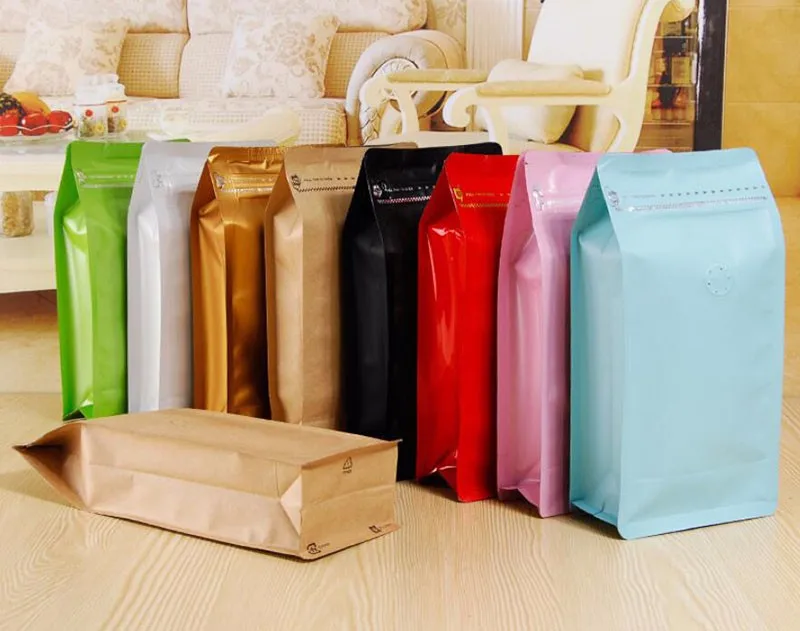 20 Pcs/Lot, Box Pouch 1 Pound Coffee Bag with One-Way Degassing Valve, Stand Up Zipper Coffee Bags With Flat Bottom
20 Pcs/Lot, Box Pouch 1 Pound Coffee Bag with One-Way Degassing Valve, Stand Up Zipper Coffee Bags With Flat Bottom