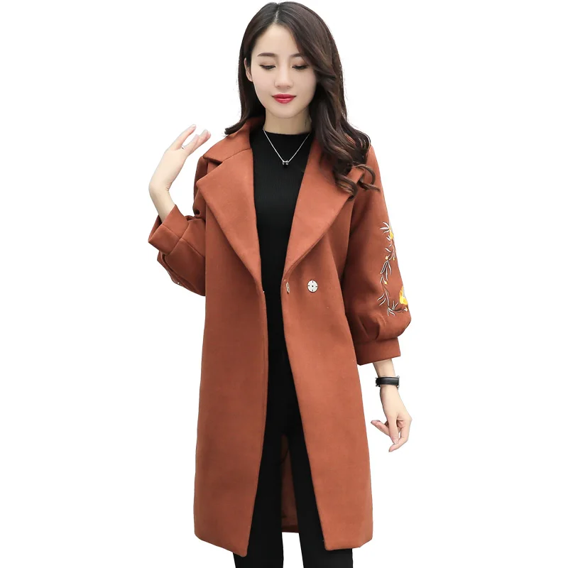 Autumn and winter new Korean version of the small woolen jacket female long section thick nizy double-sided woolen coat
Autumn and winter new Korean version of the small woolen jacket female long section thick nizy double-sided woolen coat
