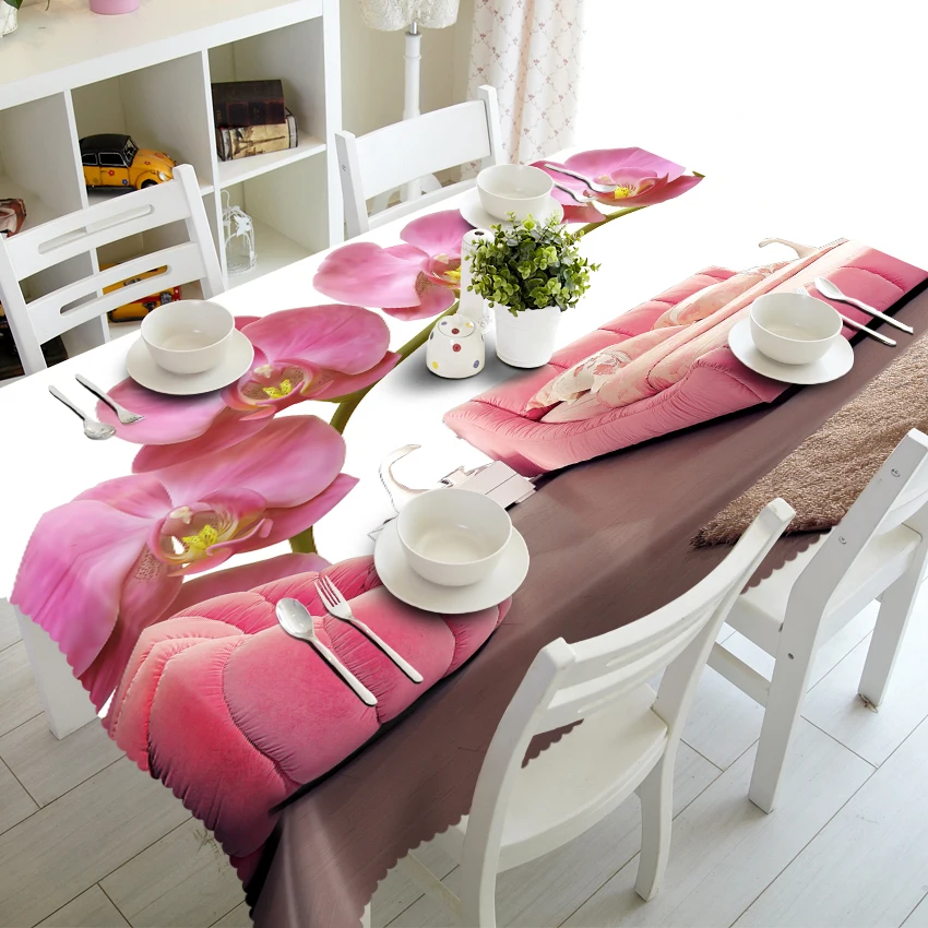 3D Tablecloth Pink and Purple Flower Pattern Washable Cloth Thicken Rectangular and Round Wedding Table Cloth Christmas Gift
3D Tablecloth Pink and Purple Flower Pattern Washable Cloth Thicken Rectangular and Round Wedding Table Cloth Christmas Gift