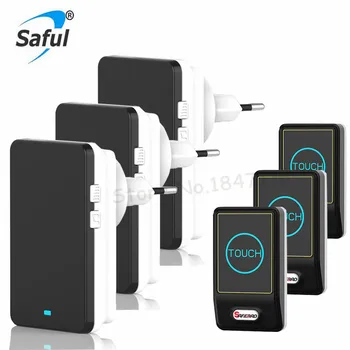 EU/AU Plug Touch Sensor Waterproof Wireless Door Bell 28 Melody Led Home DoorBell With 3 Push Button +3 Doorbells Receivers 3V3
EU/AU Plug Touch Sensor Waterproof Wireless Door Bell 28 Melody Led Home DoorBell With 3 Push Button +3 Doorbells Receivers 3V3