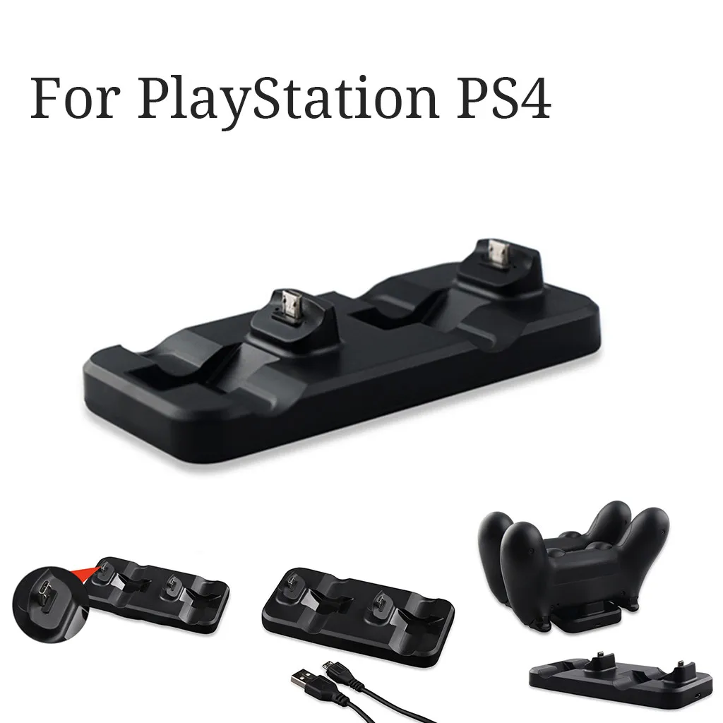 Dual Charging Station Charger Dock Stand for Sony PS4 Playstation 4 Joystick Controller Fast Charging for PS4 Gamepad
Dual Charging Station Charger Dock Stand for Sony PS4 Playstation 4 Joystick Controller Fast Charging for PS4 Gamepad