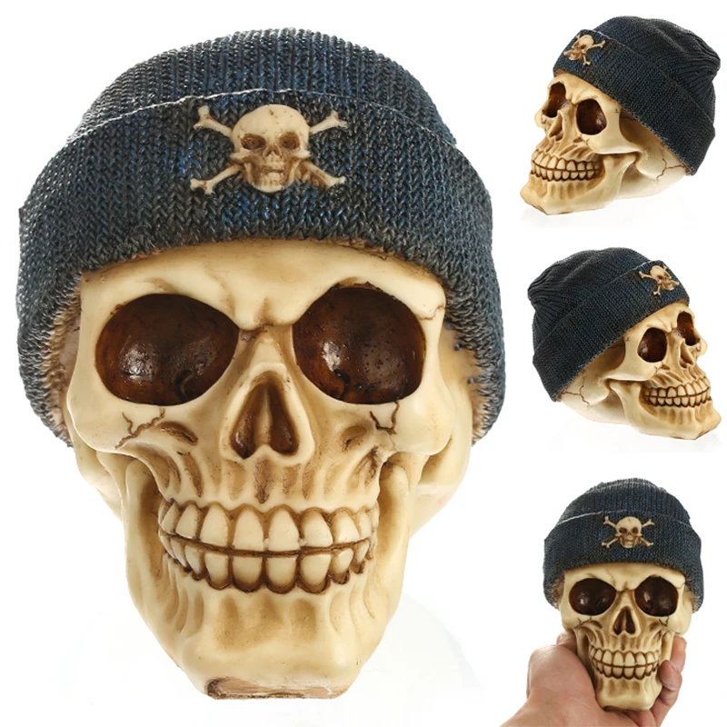 Statues Africa Home Decor Skull For Decoration Resin Human Animal Skull Pirate Skeleton Abstract Sculptures Carving With Hat
Statues Africa Home Decor Skull For Decoration Resin Human Animal Skull Pirate Skeleton Abstract Sculptures Carving With Hat