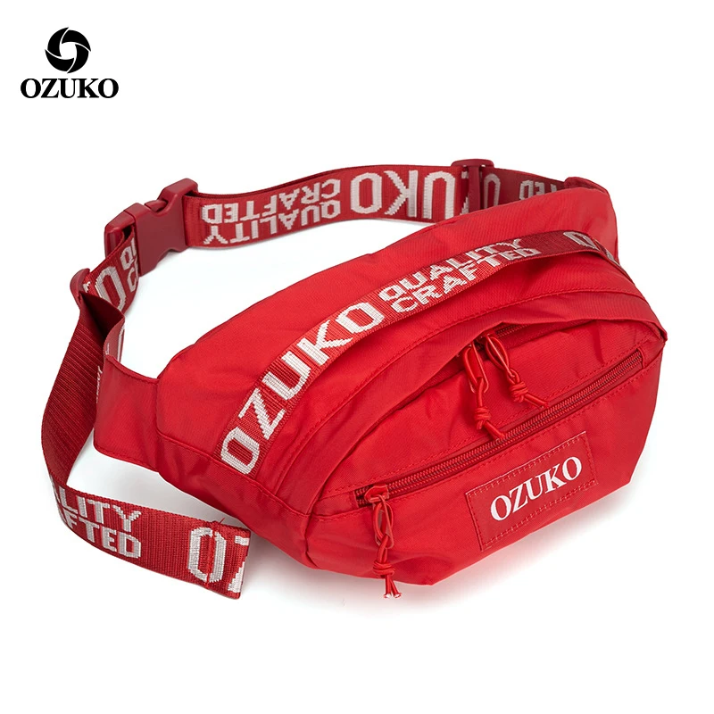 Ozuko Brand Casual Luxury Bussiness Men Waist Bag Pack Fanny Pack Purse Sport Belt Bags Chest Packs for Men
Ozuko Brand Casual Luxury Bussiness Men Waist Bag Pack Fanny Pack Purse Sport Belt Bags Chest Packs for Men