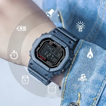 Cool Sports Watch Women Men Outdoor Waterproof LED Digital Wrist Watch 2019 Couples Clock Montre Femme Relogio Feminino Silicone
Cool Sports Watch Women Men Outdoor Waterproof LED Digital Wrist Watch 2019 Couples Clock Montre Femme Relogio Feminino Silicone