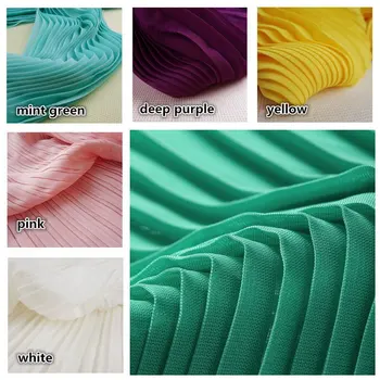 2 meters/lot 11 Color Organ Pleated Fabrics Crushed Clearance 120D Chiffon Organ Ruffles Lace Trim Pure Color Dress Fabric
2 meters/lot 11 Color Organ Pleated Fabrics Crushed Clearance 120D Chiffon Organ Ruffles Lace Trim Pure Color Dress Fabric