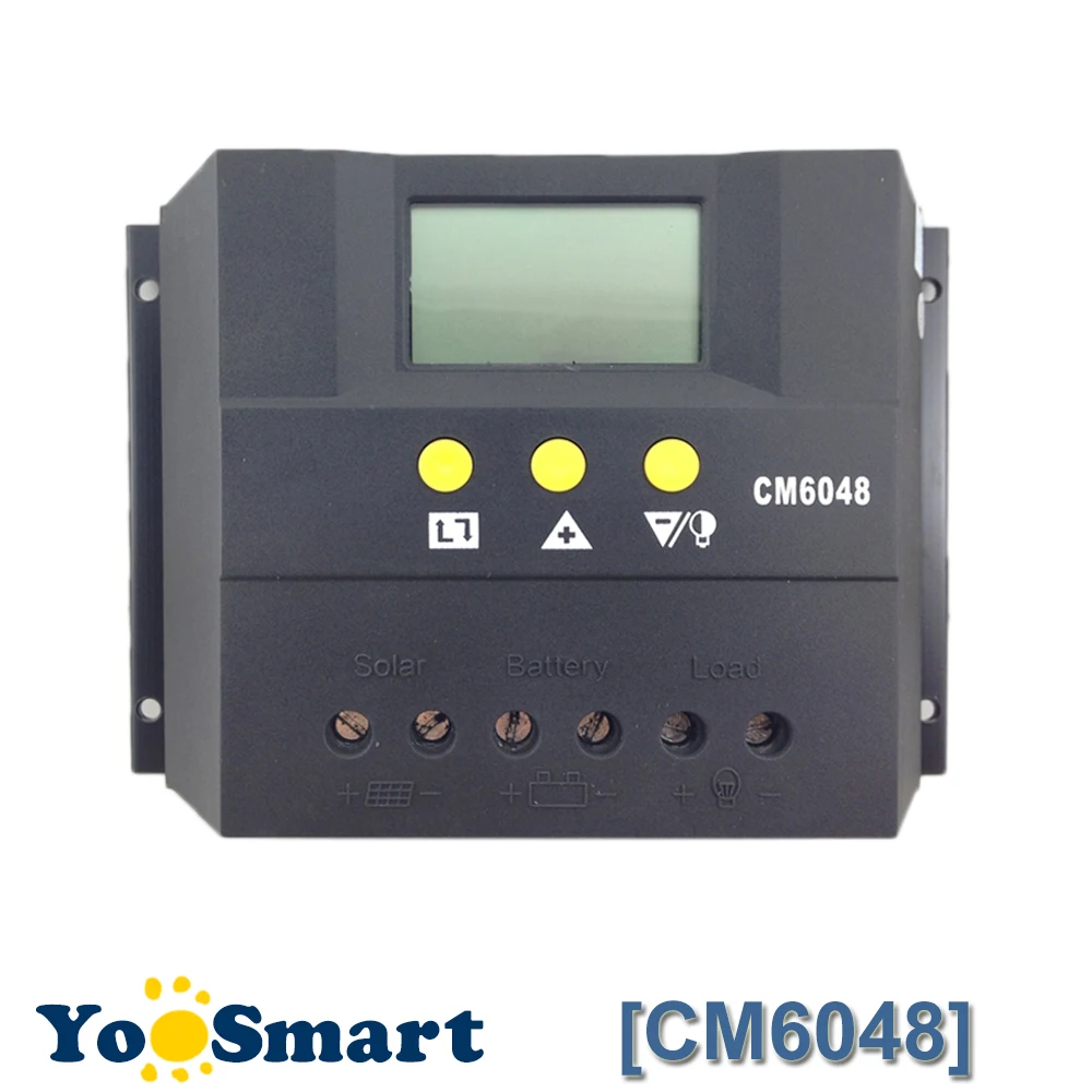 60A Solar Charge Controller 48V LCD Display PV Panel Battery Charge Controller Solar System Home Indoor Use CM6048
60A Solar Charge Controller 48V LCD Display PV Panel Battery Charge Controller Solar System Home Indoor Use CM6048