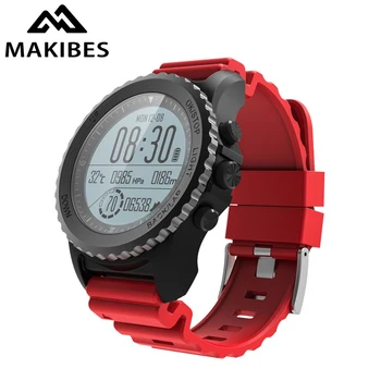 

1 Year Warranty Makibes G07 GPS Men WristWatch Bluetooth Smart Watch IP68 Waterproof snorkeling within 5 meters Outdoor display