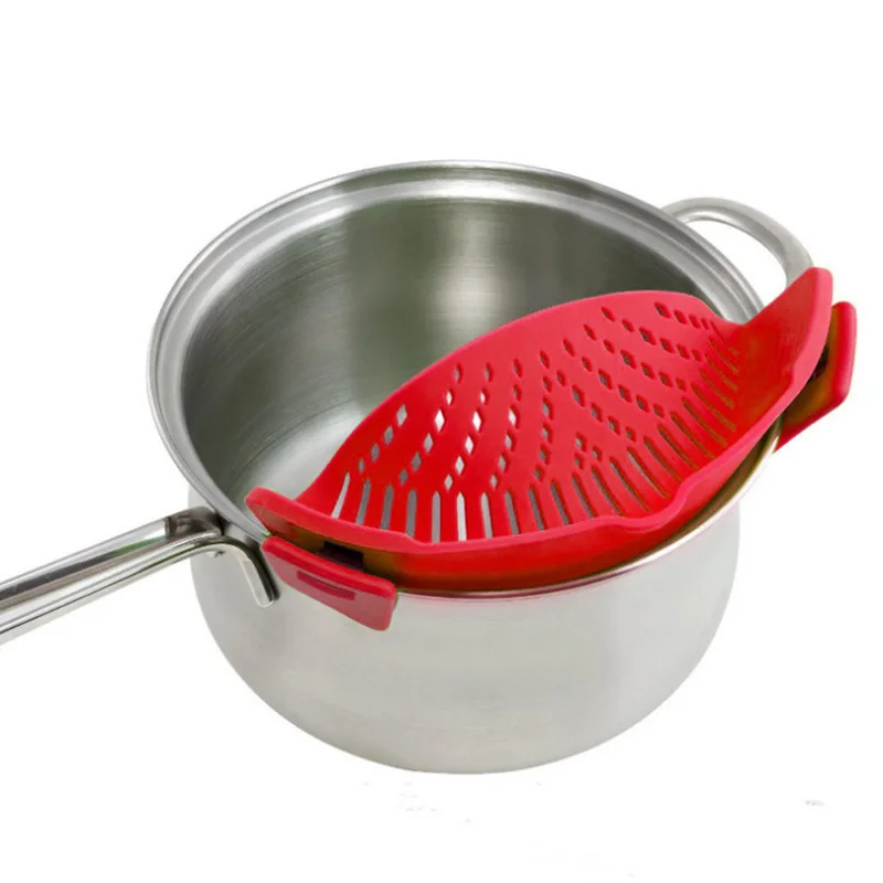 Silicone Pot Colanders Pan Strainer Kitchen Clip On Drainer For Draining Excess Liquid Univers Draining Pasta Vegetable Cookware
Silicone Pot Colanders Pan Strainer Kitchen Clip On Drainer For Draining Excess Liquid Univers Draining Pasta Vegetable Cookware