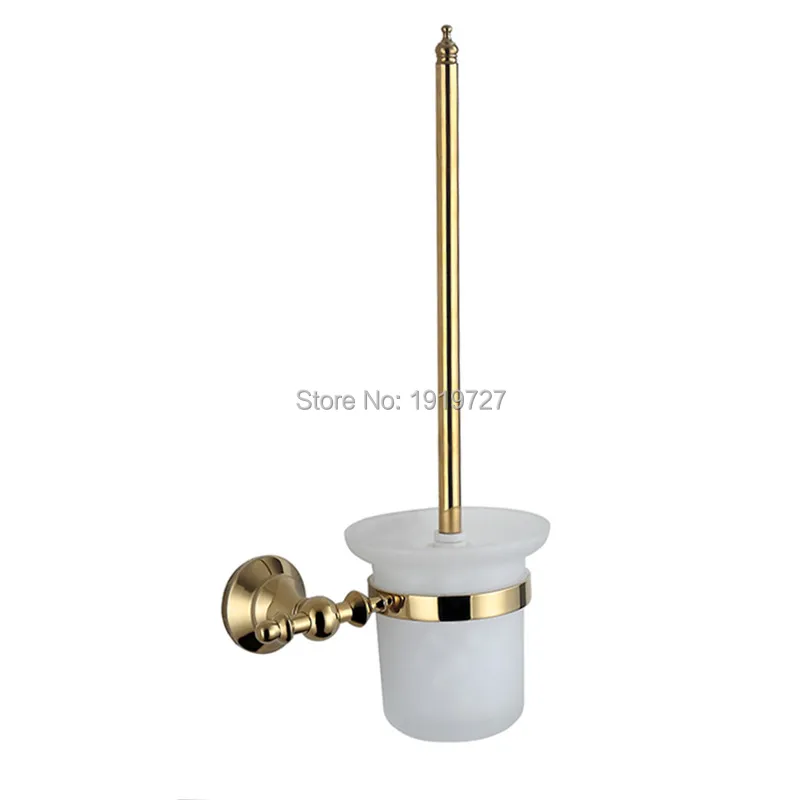 Wall Mounted Brass & Gold Toilet Brush Holder+ Ceramic Cup + White Brush Golden Bathroom Accessories
Wall Mounted Brass & Gold Toilet Brush Holder+ Ceramic Cup + White Brush Golden Bathroom Accessories