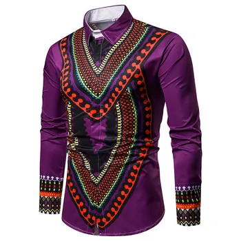 2019 Brand Ethnic Style Spring Shirt Men Dashiki Luxury African Print Long Sleeve Shirts Dashiki Mens Clothing Social Blouse
2019 Brand Ethnic Style Spring Shirt Men Dashiki Luxury African Print Long Sleeve Shirts Dashiki Mens Clothing Social Blouse