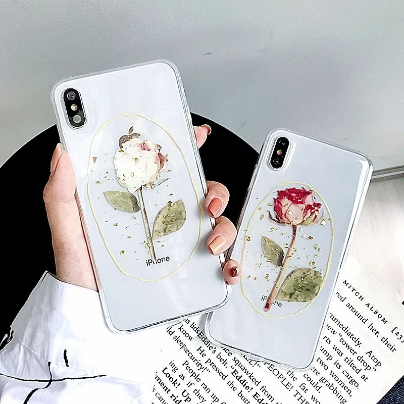 Gold Foil Rose Flower Phone Cases For iphone X Case XS Max XR 7 6 6S 8 Plus Glitter Gloss Floral Transparent Soft TPU Back Cover
Gold Foil Rose Flower Phone Cases For iphone X Case XS Max XR 7 6 6S 8 Plus Glitter Gloss Floral Transparent Soft TPU Back Cover