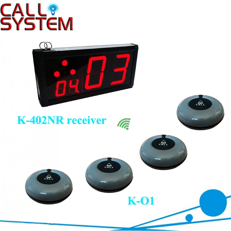 Table service calling button system K-402NR monitor with K-O1 transmitter 100% waterproof
Table service calling button system K-402NR monitor with K-O1 transmitter 100% waterproof