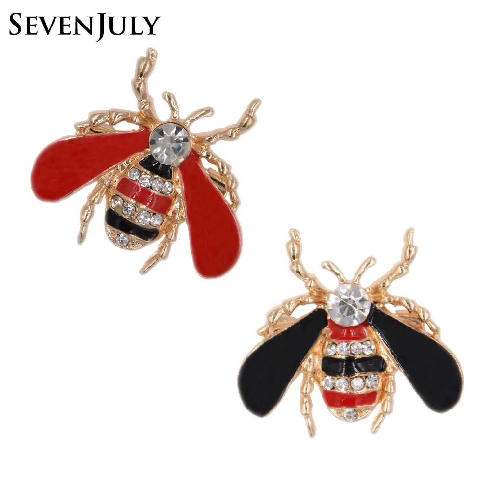 Adorable Enamel Honey Bee Brooch Pin Metal Insect Women Garment Fashion Jewelry Accessory | Украшения и аксессуары