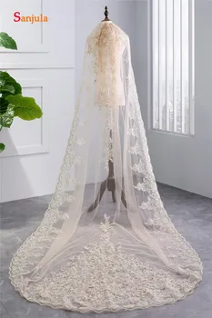 Champagne Veils 3 Meters Long Bridal Veils 2020 New Fashion Appliques Sequins Shiny Wedding Veil with Comb voile de mariee V56
Champagne Veils 3 Meters Long Bridal Veils 2020 New Fashion Appliques Sequins Shiny Wedding Veil with Comb voile de mariee V56