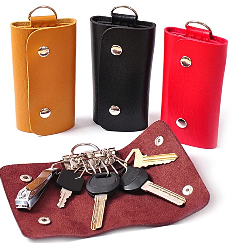 Fashion Keys Wallets Organizer Holders PU Keychain Men Women Solid Keyrings Wallet Covered Hasp Storage Bag Creative Gift
Fashion Keys Wallets Organizer Holders PU Keychain Men Women Solid Keyrings Wallet Covered Hasp Storage Bag Creative Gift