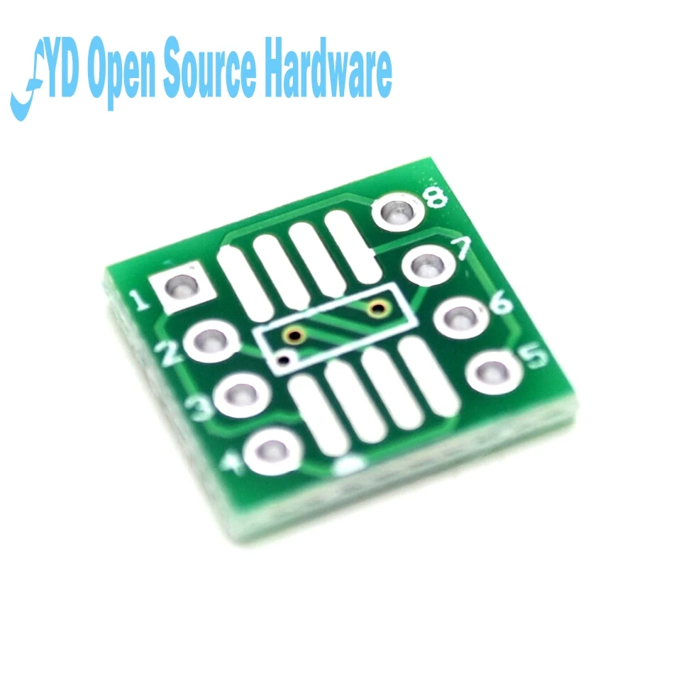 

50pcs SMD to DIP Adapter Converter SOP8 SSOP8 TSSOP8 Adapter Board Module Adapters Plate 0.65mm 1.27mm